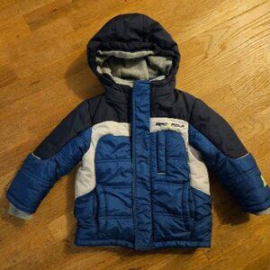 Toddler Boys Zero Xposure Winter Coat; Blue - Size 3t